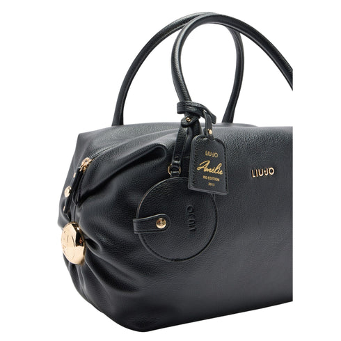 Borsa Donna grande a bauletto, con doppio manico a mano e chiusura zip